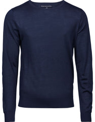 Tee Jays Mens Crew Neck Knitted Sweater